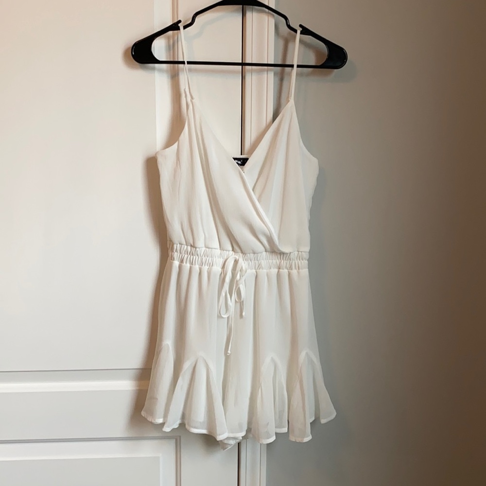 Perfect for a bride to be! White ROMPER